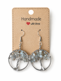 Labradorite Tree Of Life Earrings