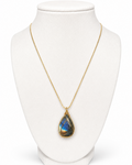 Wire Wrapped Labradorite Necklace