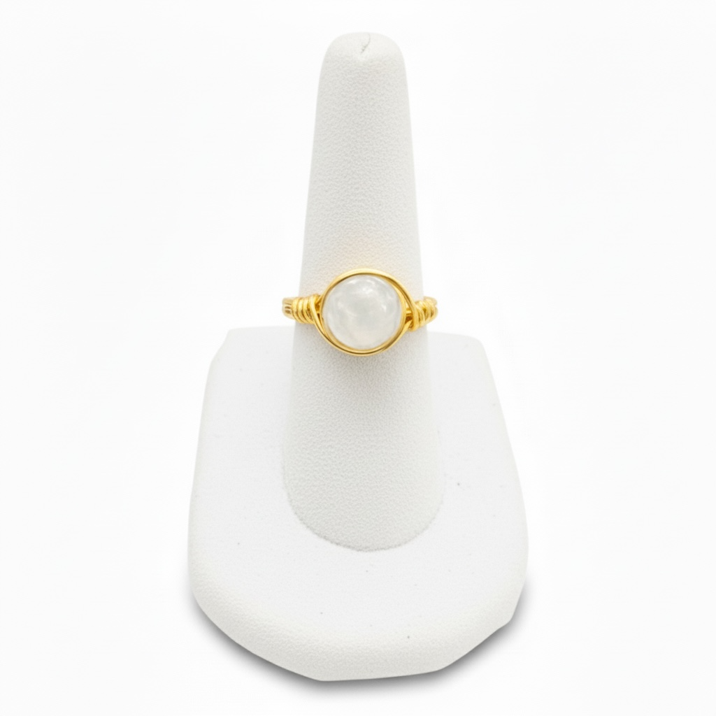 Single Stone Wrapped Rings