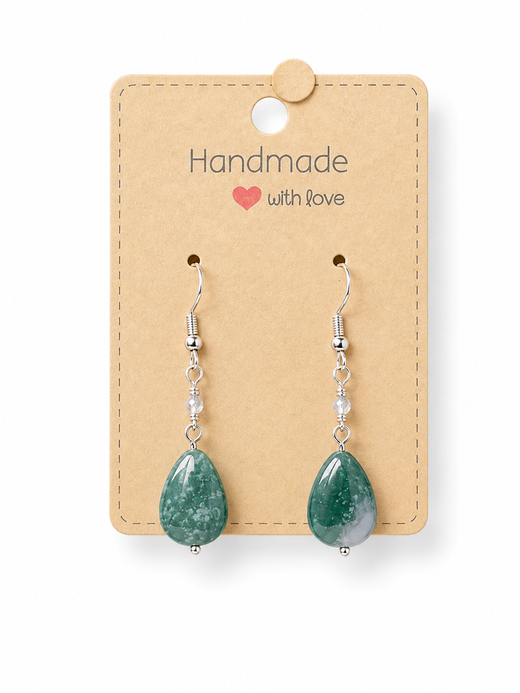 Moss Agate Earrings