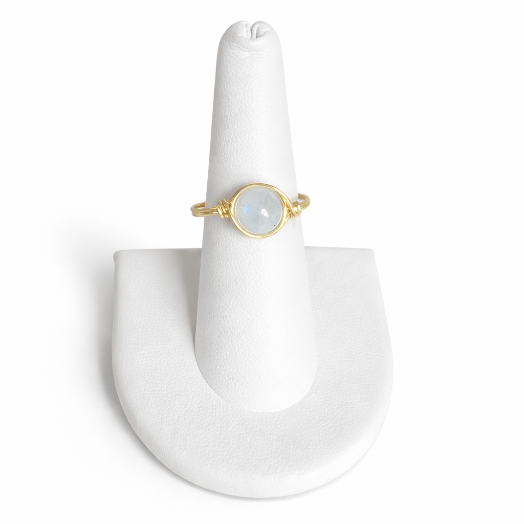 Single Stone Wrapped Rings