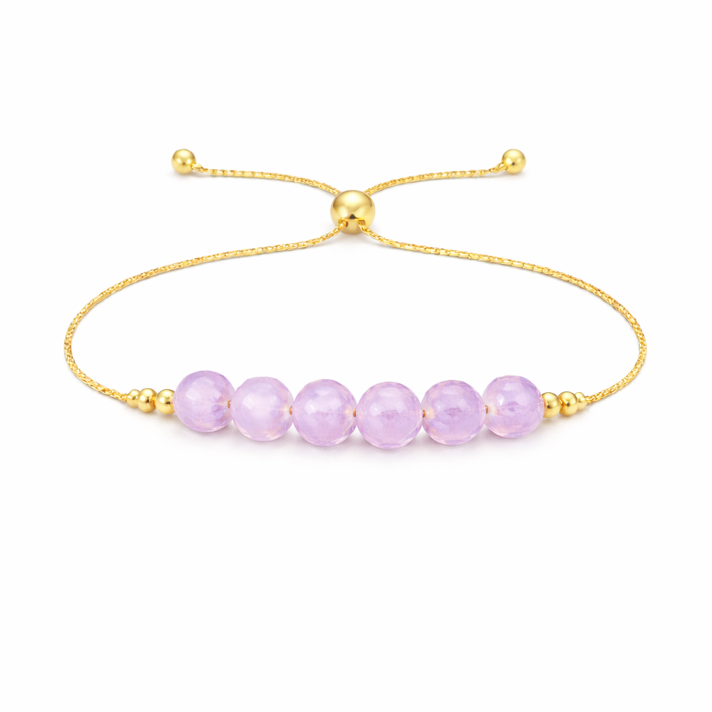 Kunzite Lariat Bracelet