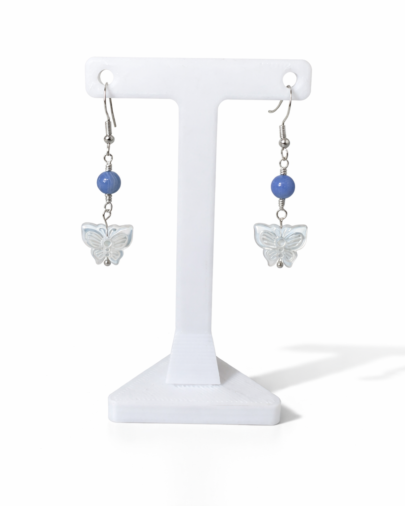 MOP Butterfly Earrings