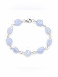 Handmade Blue Lace Agate Bracelet