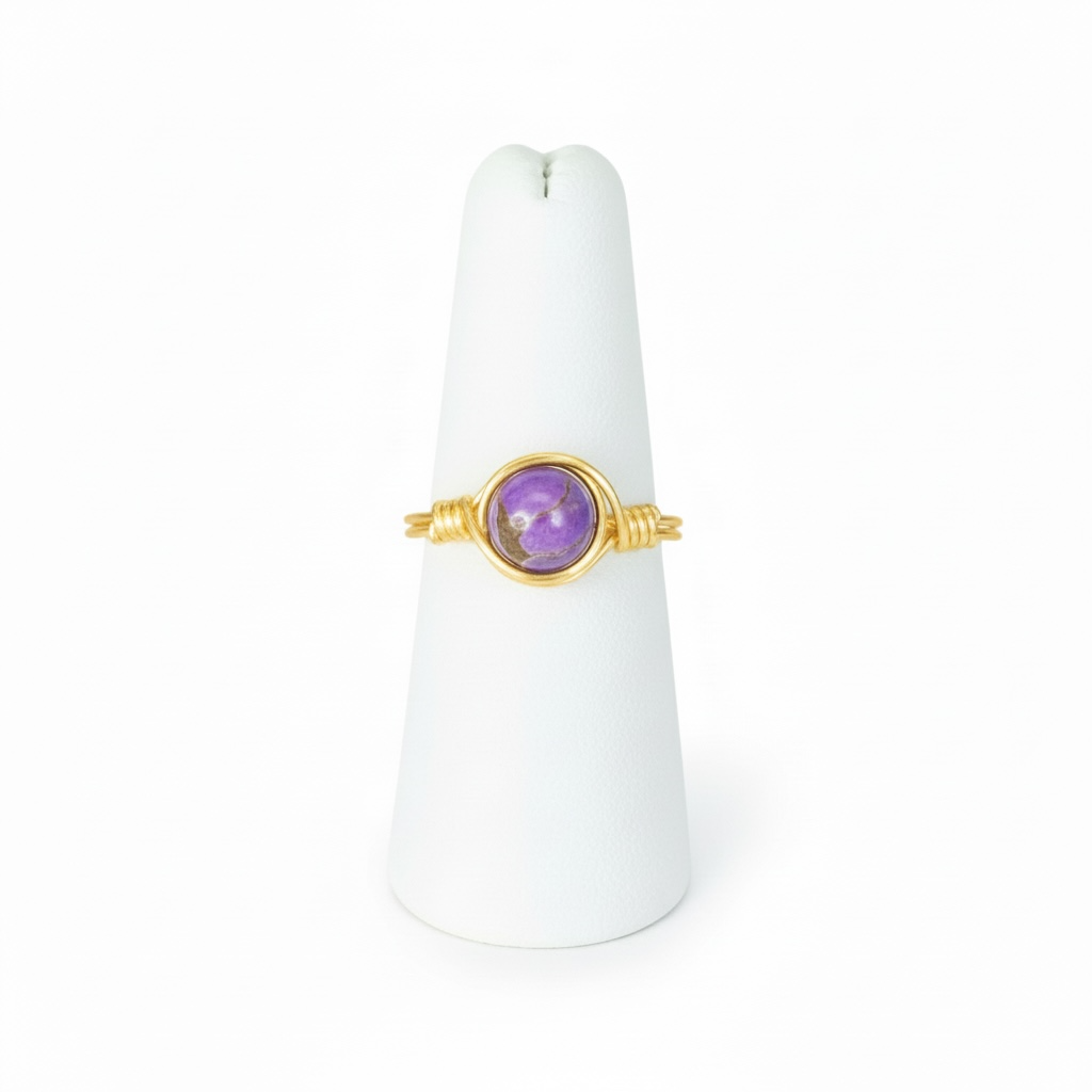 Single Stone Wrapped Rings