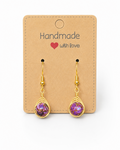 Purple Impression Jasper Earrings