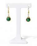 Green Tiger’s Eye Earrings