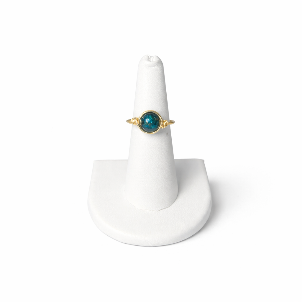 Single Stone Wrapped Rings