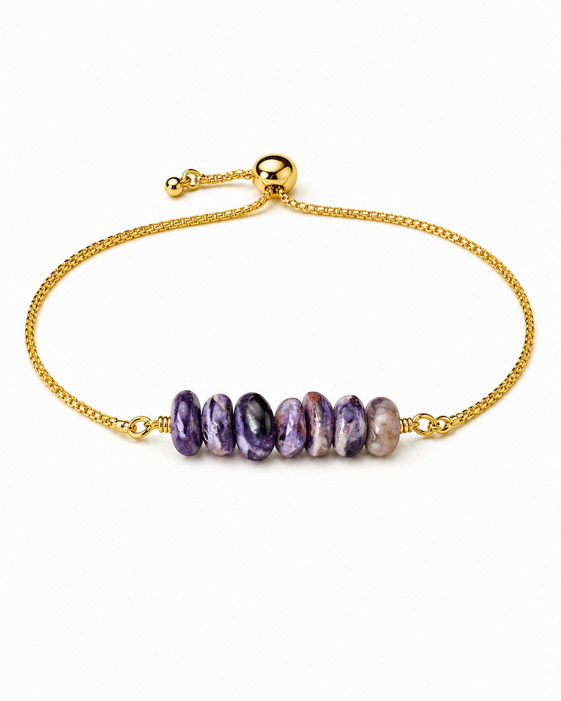 Charoite Adjustable Bracelet