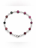 Handmade Plum Blossom Tourmaline Bracelet
