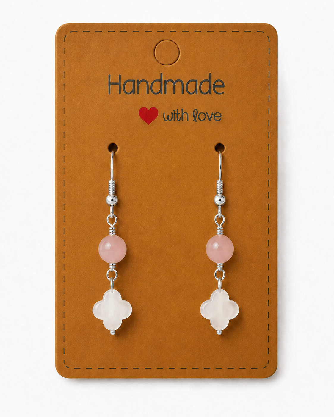 MOP Clover Earrings