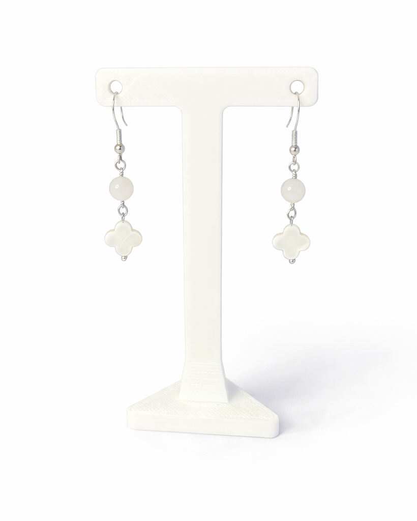 MOP Clover Earrings