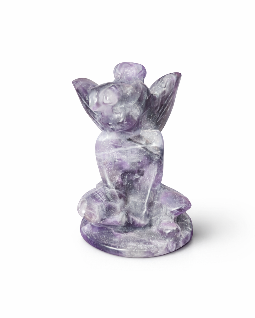 Amethyst Fairy Carving