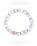 8mm Purple Selenite Stretch Bracelet