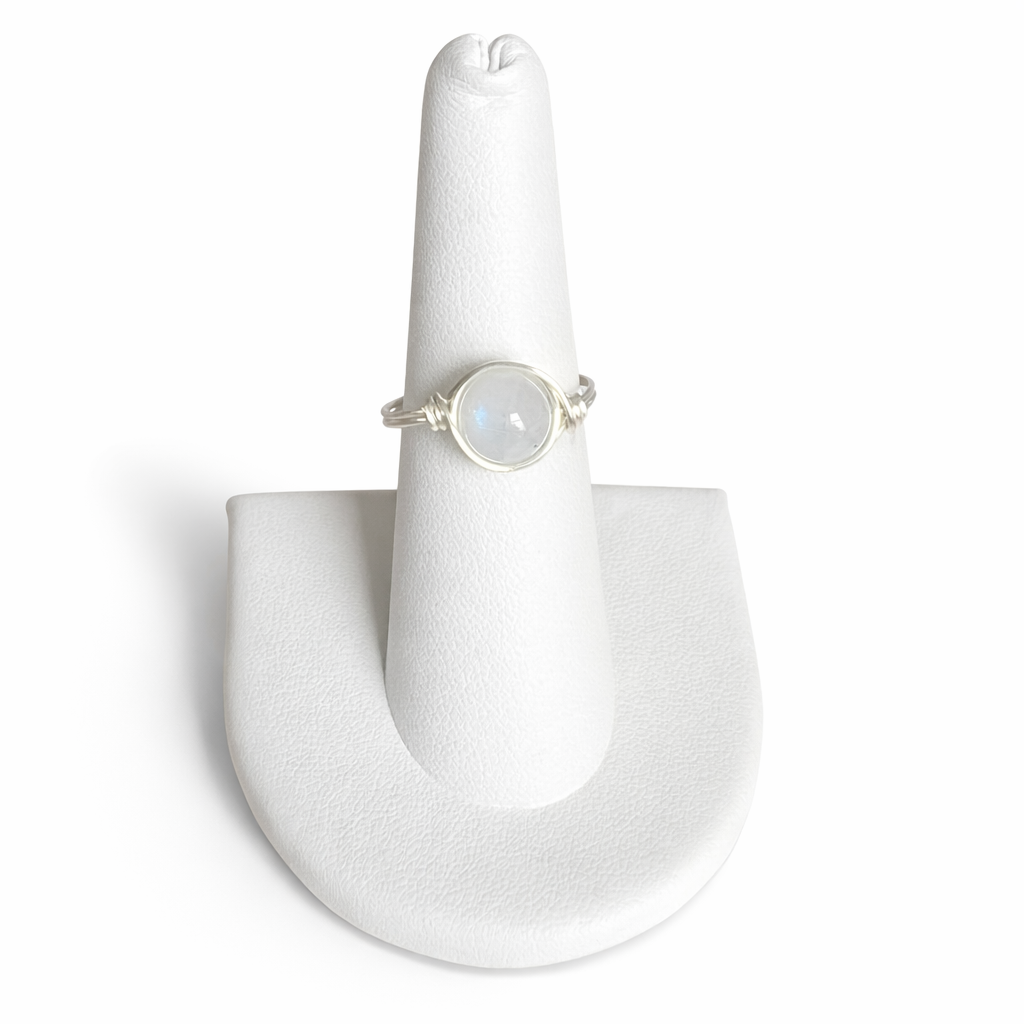 Single Stone Wrapped Rings