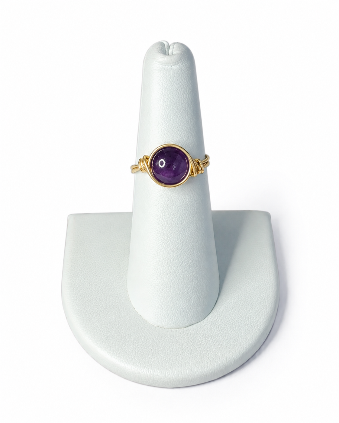 Single Stone Wrapped Rings