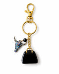 Obsidian Bag Charm