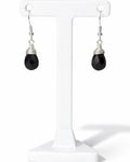 Obsidian Teardrop Earrings