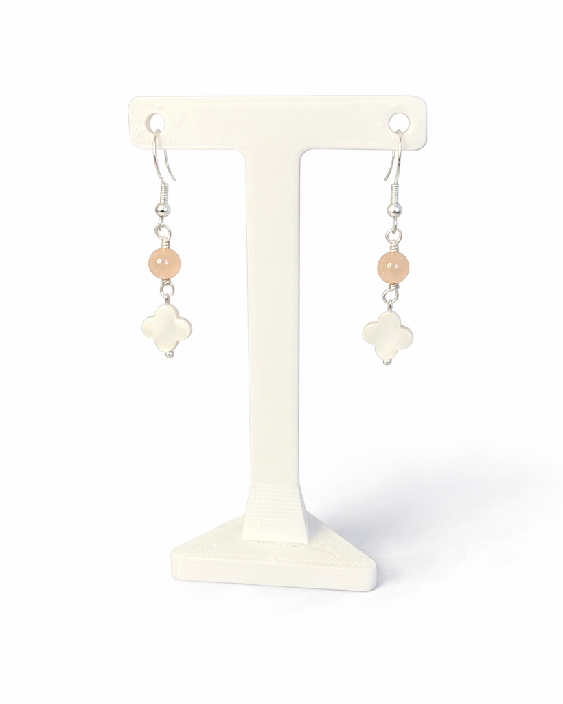 MOP Clover Earrings
