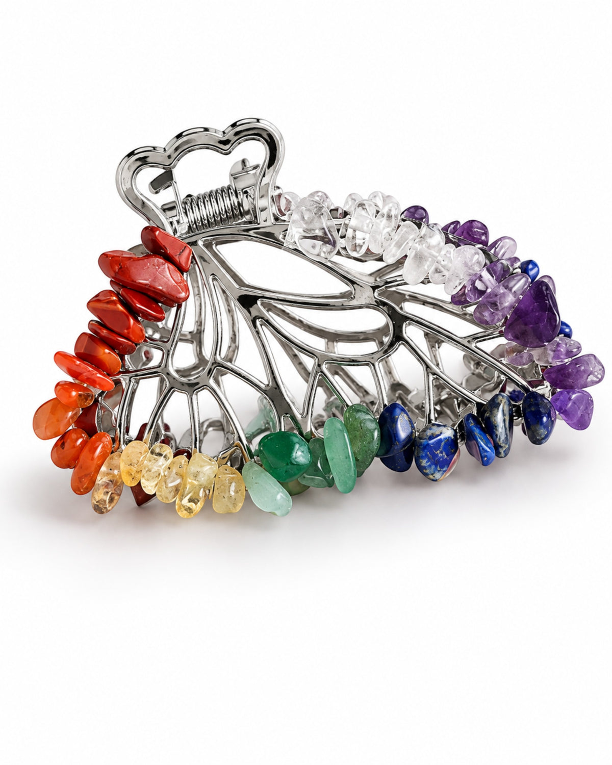 7 Chakras Butterfly Clip