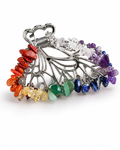 7 Chakras Butterfly Clip