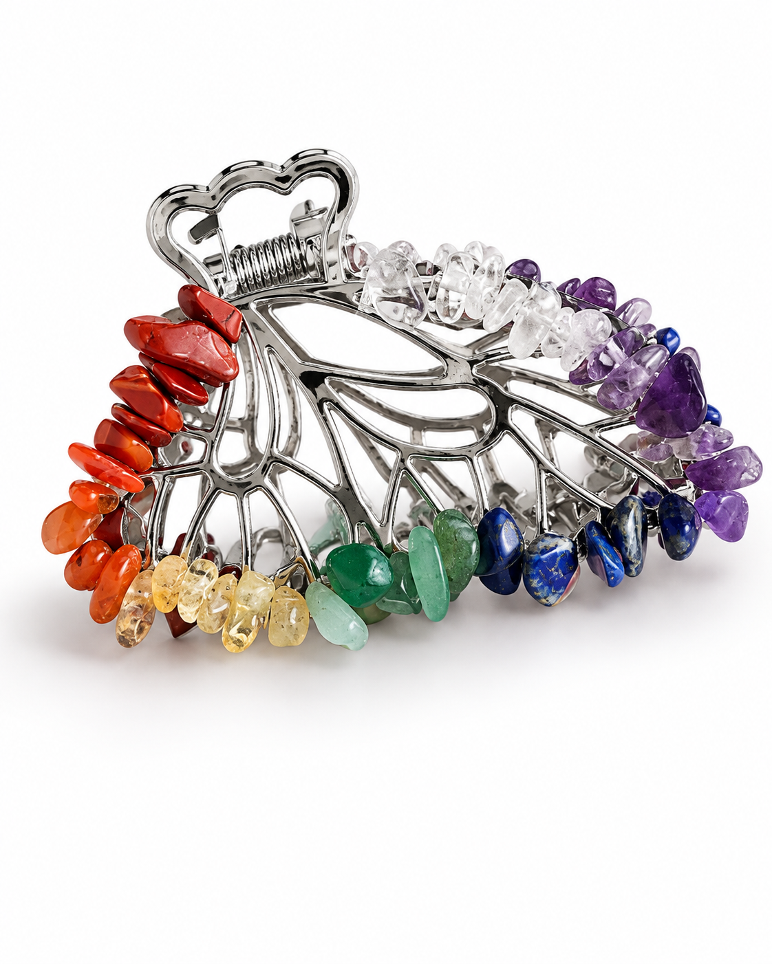7 Chakras Butterfly Clip