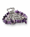 Amethyst Butterfly Clip