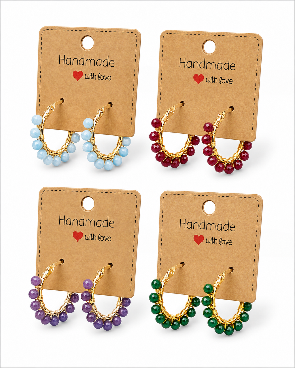 Wire Wrapped Hoops