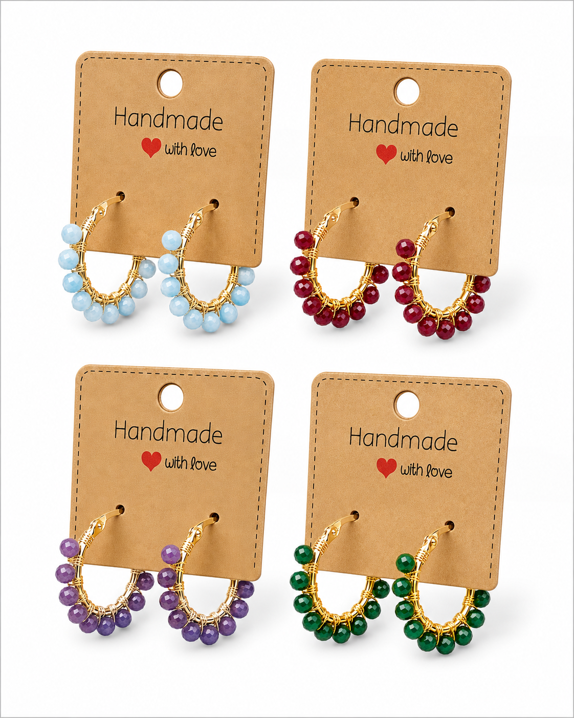 Wire Wrapped Hoops