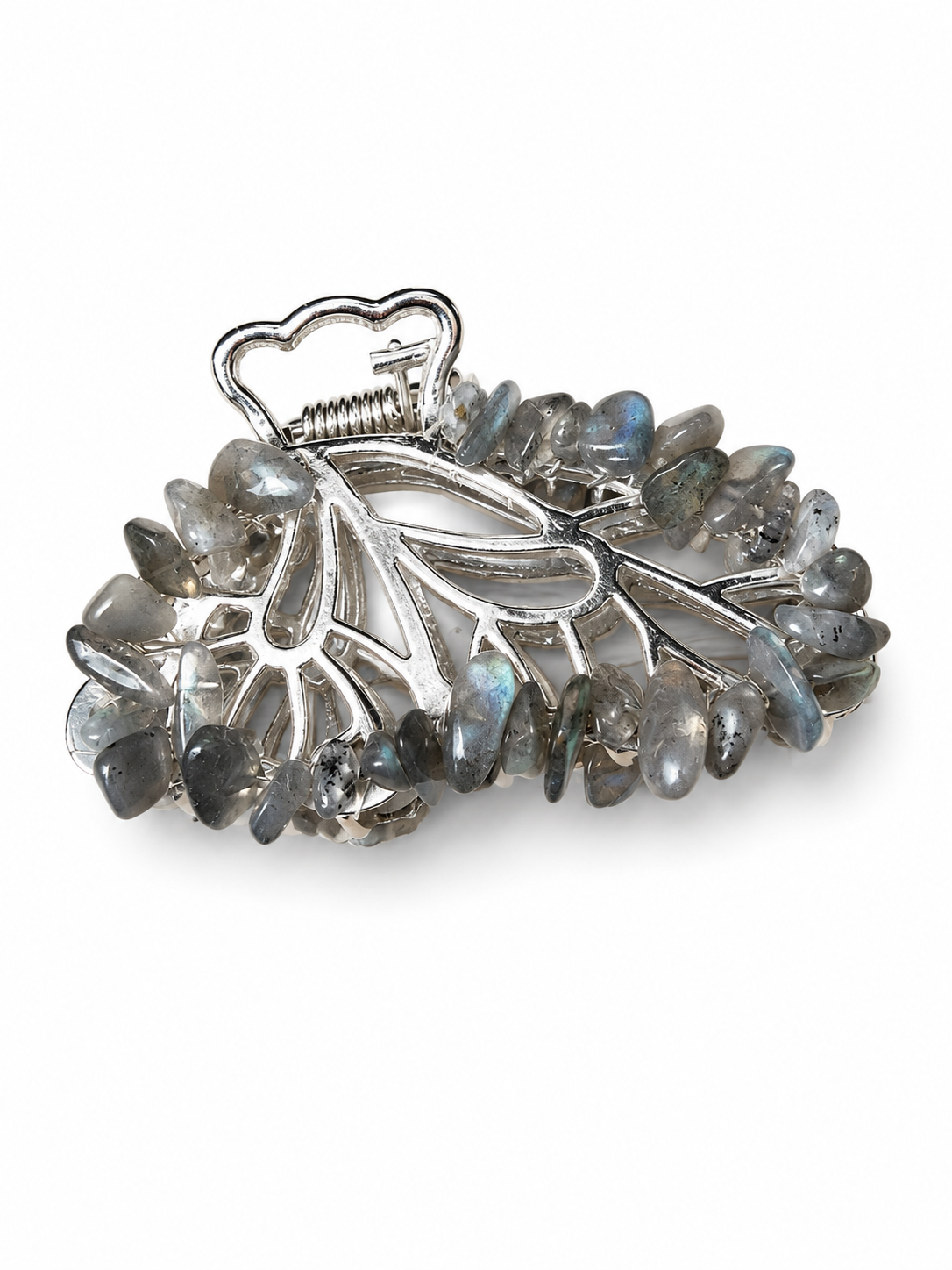 Labradorite Butterfly Clip