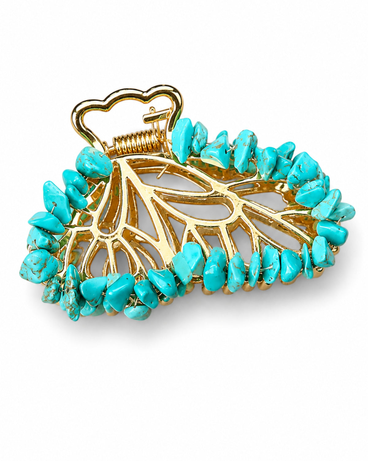 Turquoise Butterfly Clip