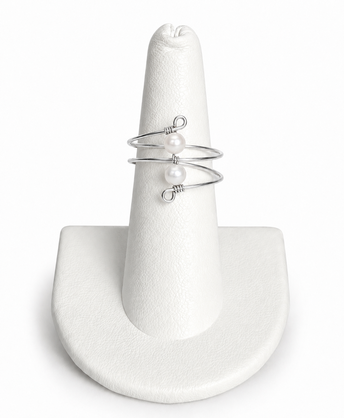 Double Bead Wrap Ring
