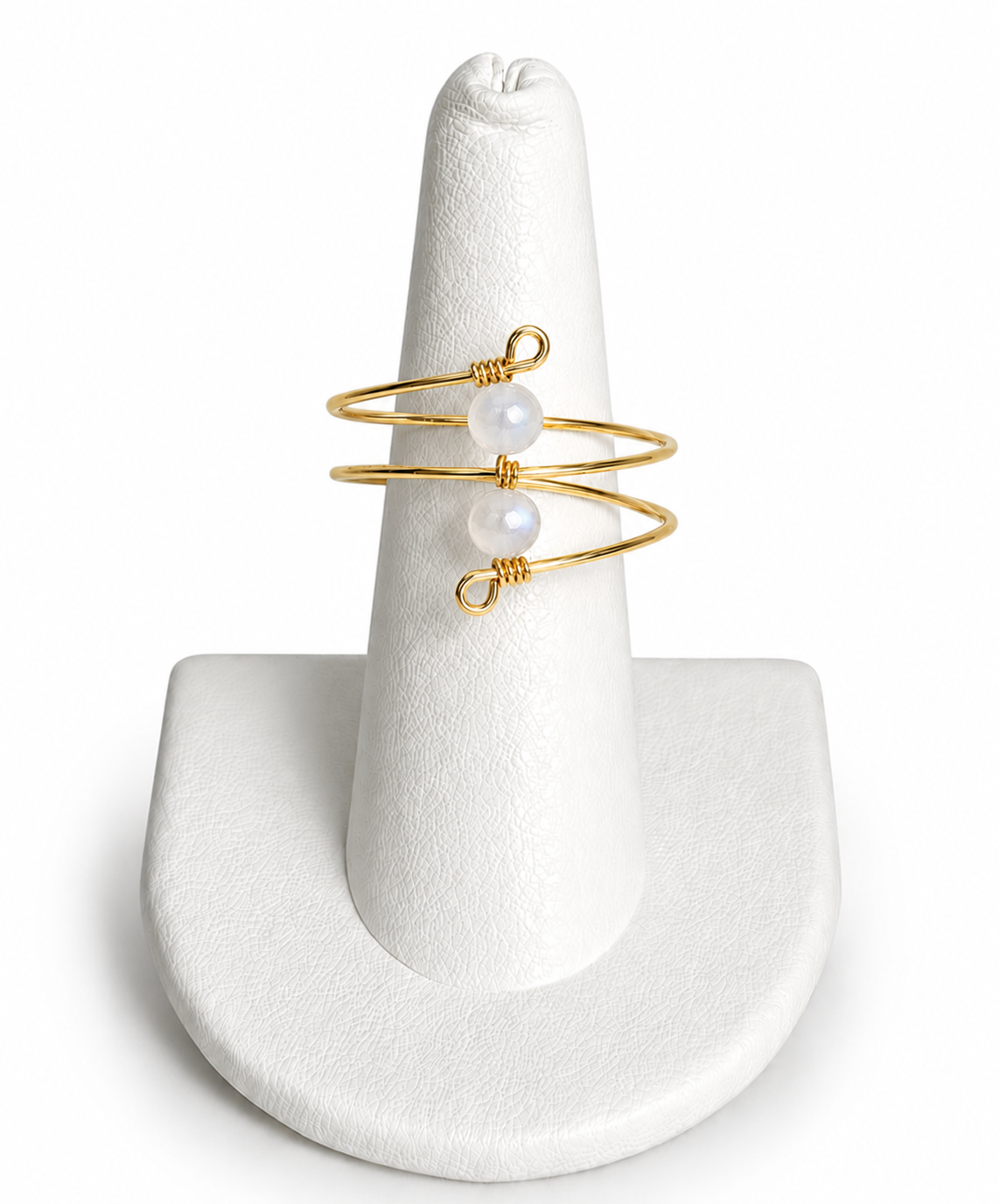 Double Bead Wrap Ring