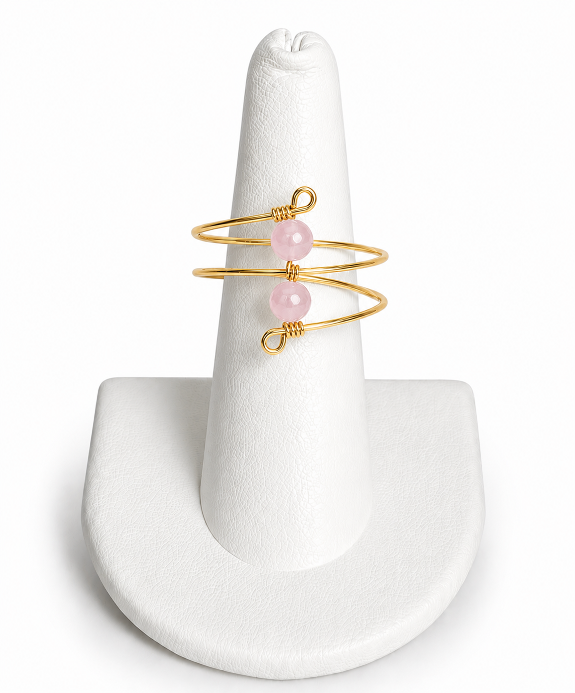 Double Bead Wrap Ring
