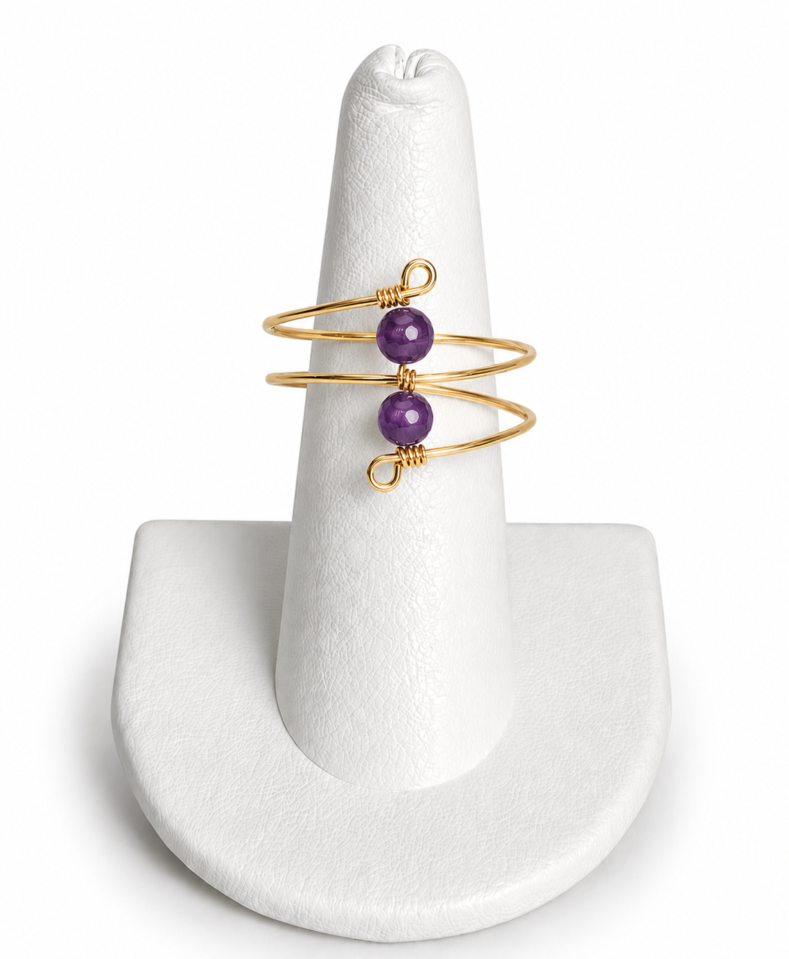 Double Bead Wrap Ring