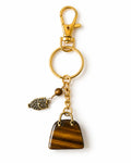 Tiger’s Eye Bag Charm
