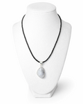 Black Spinel Necklace with Pendant