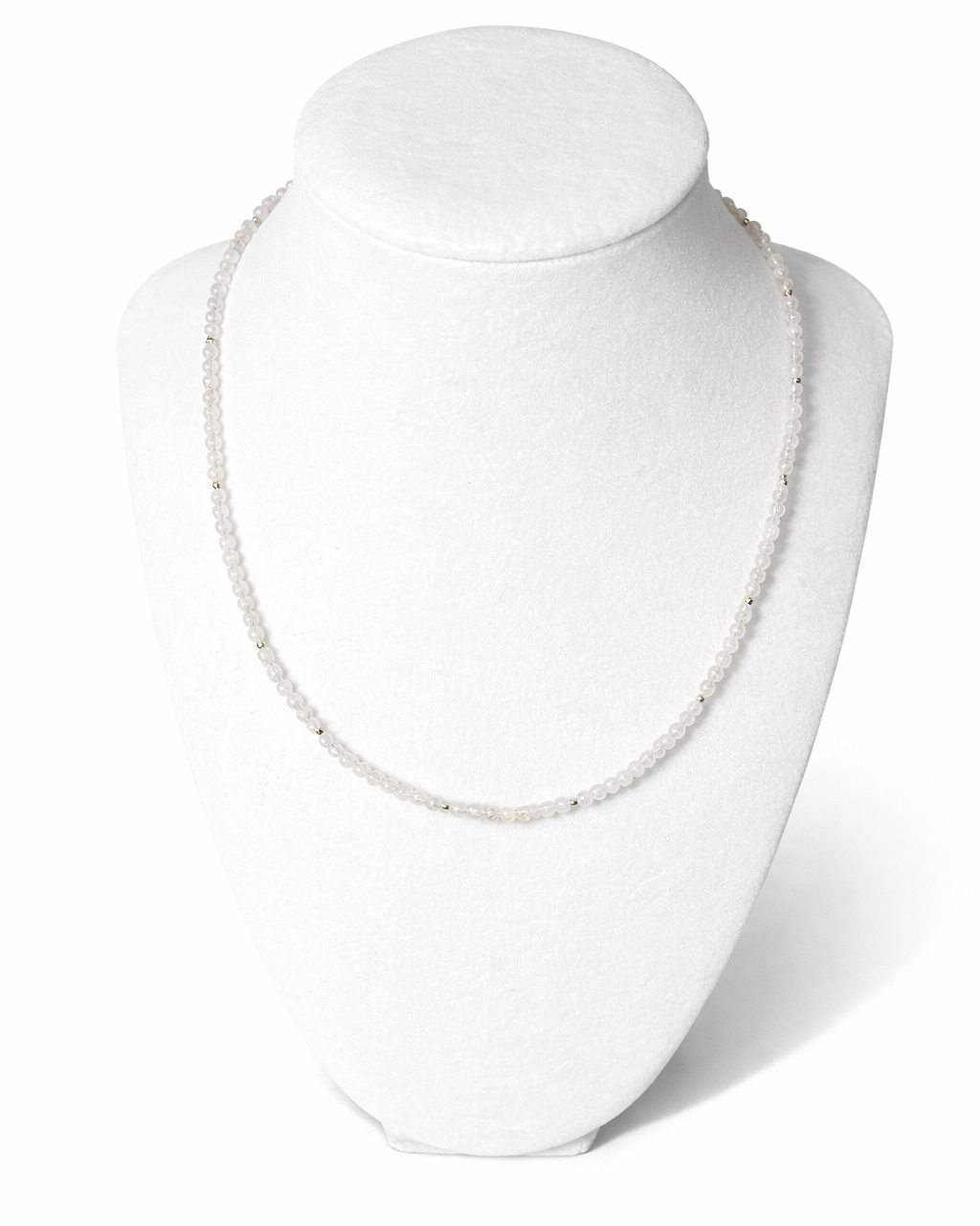 Faceted Rose Quartz and Gold Hematite Necklace