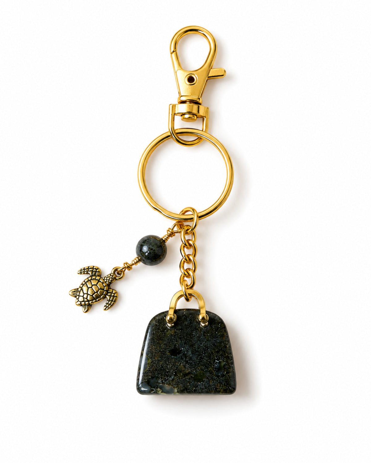Kambaba Jasper Bag Charm