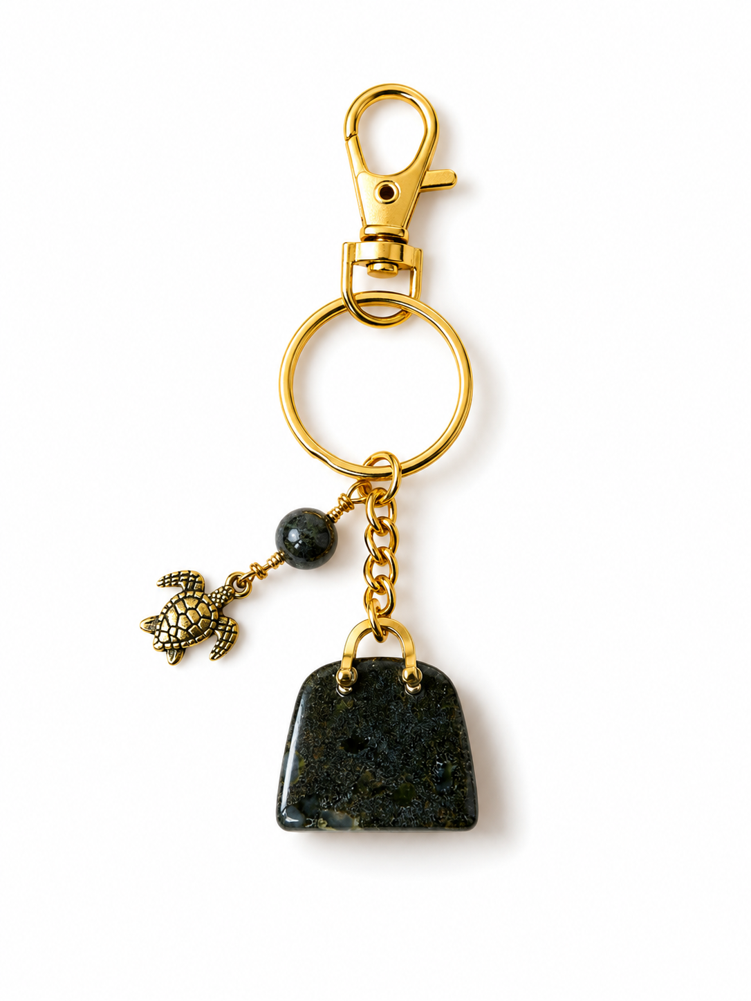 Kambaba Jasper Bag Charm