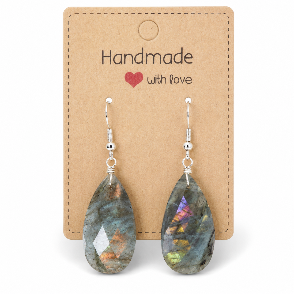 Labradorite Earrings