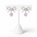 Kunzite Bow Studs