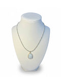 Faceted Apatite Necklace with Amazonite Pendant