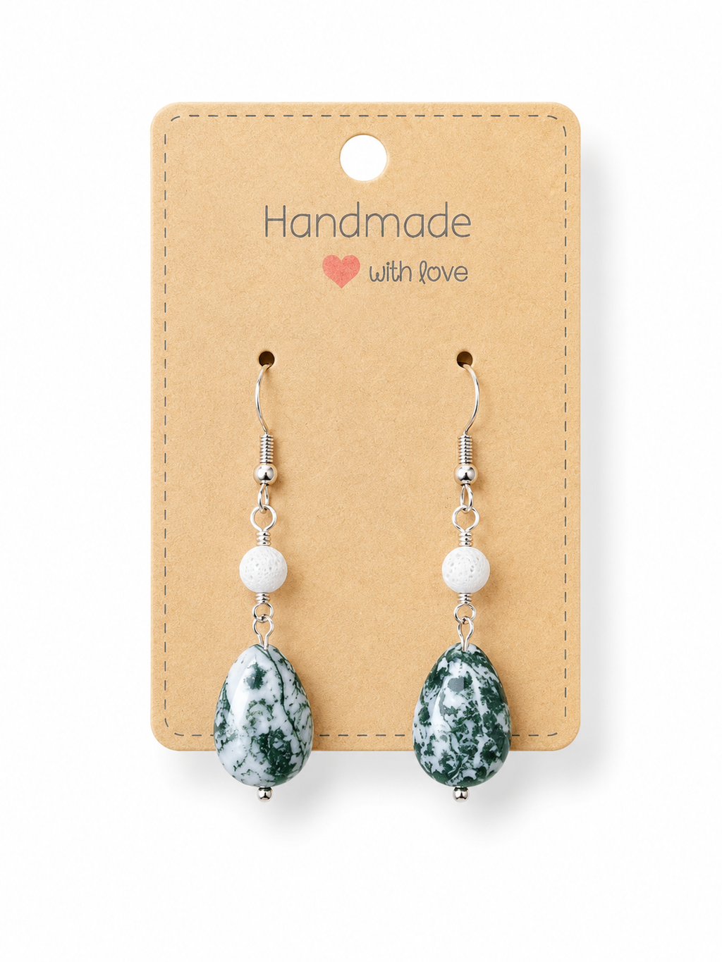 Tree Agate Earrings