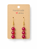 Ruby Dangle Earrings