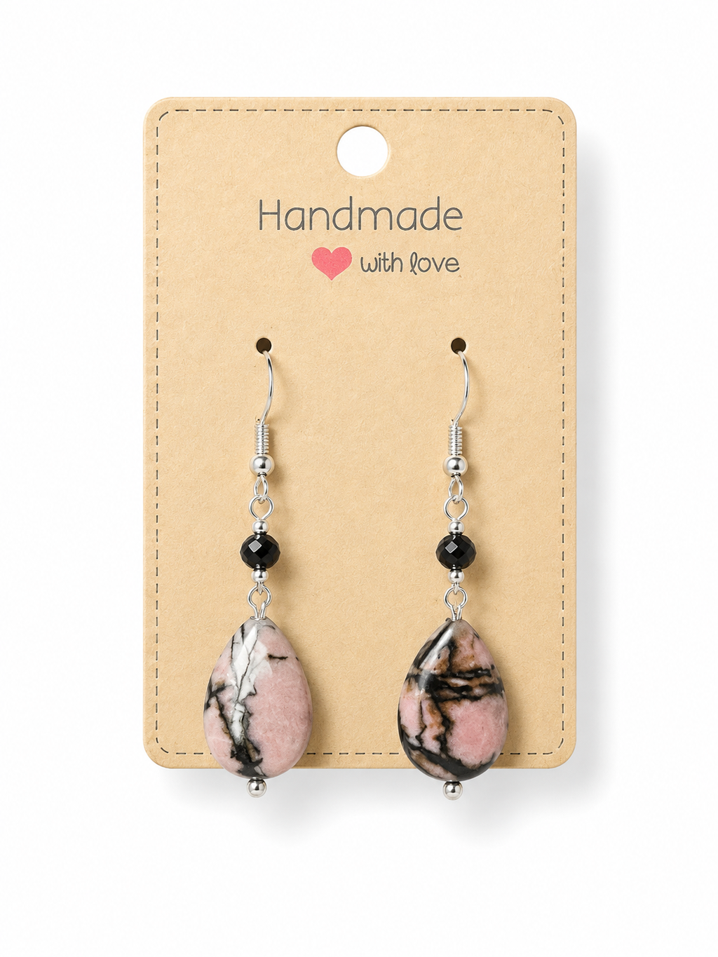 Rhodonite Earrings