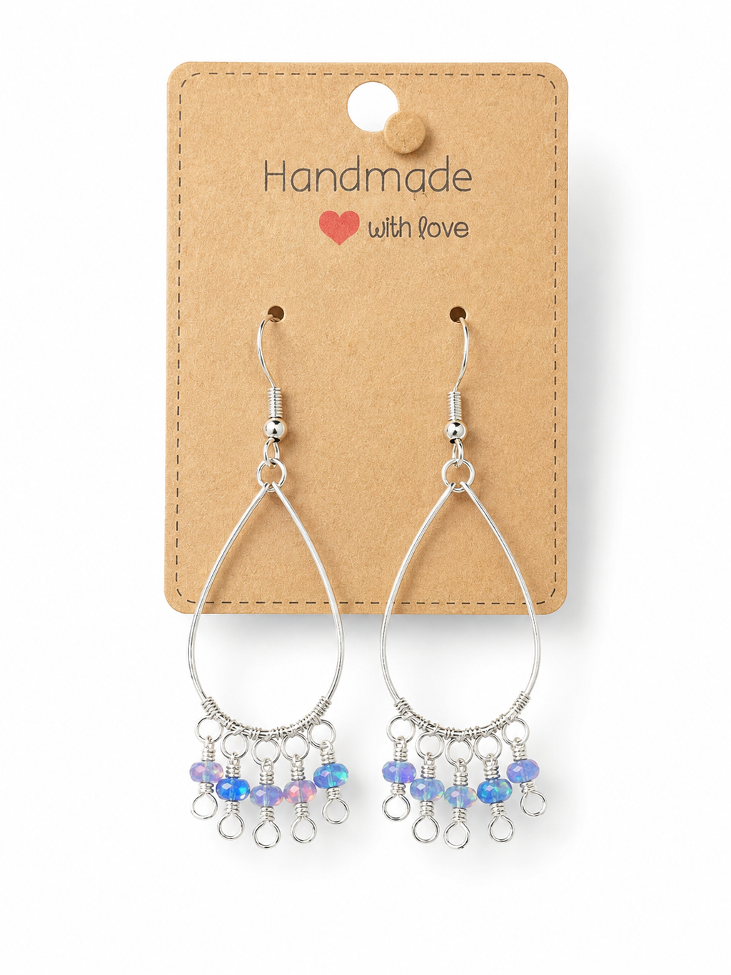 Ethiopian Opal Fringe Earrings