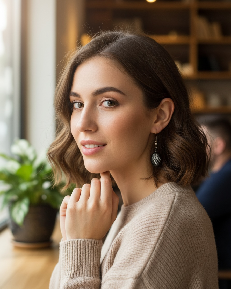 Hypersthene Earrings