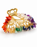 7 Chakras Butterfly Clip
