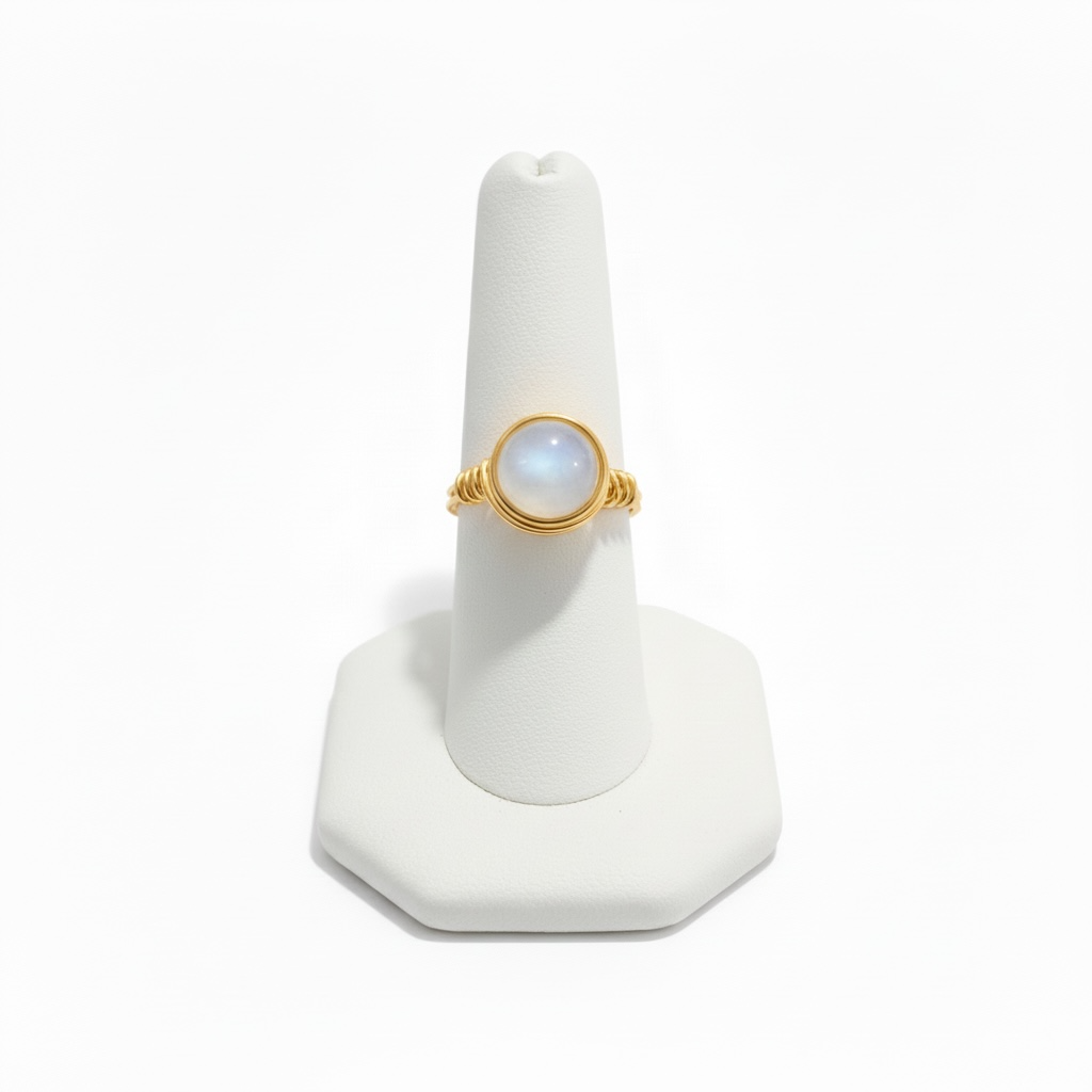 Single Stone Wrapped Rings